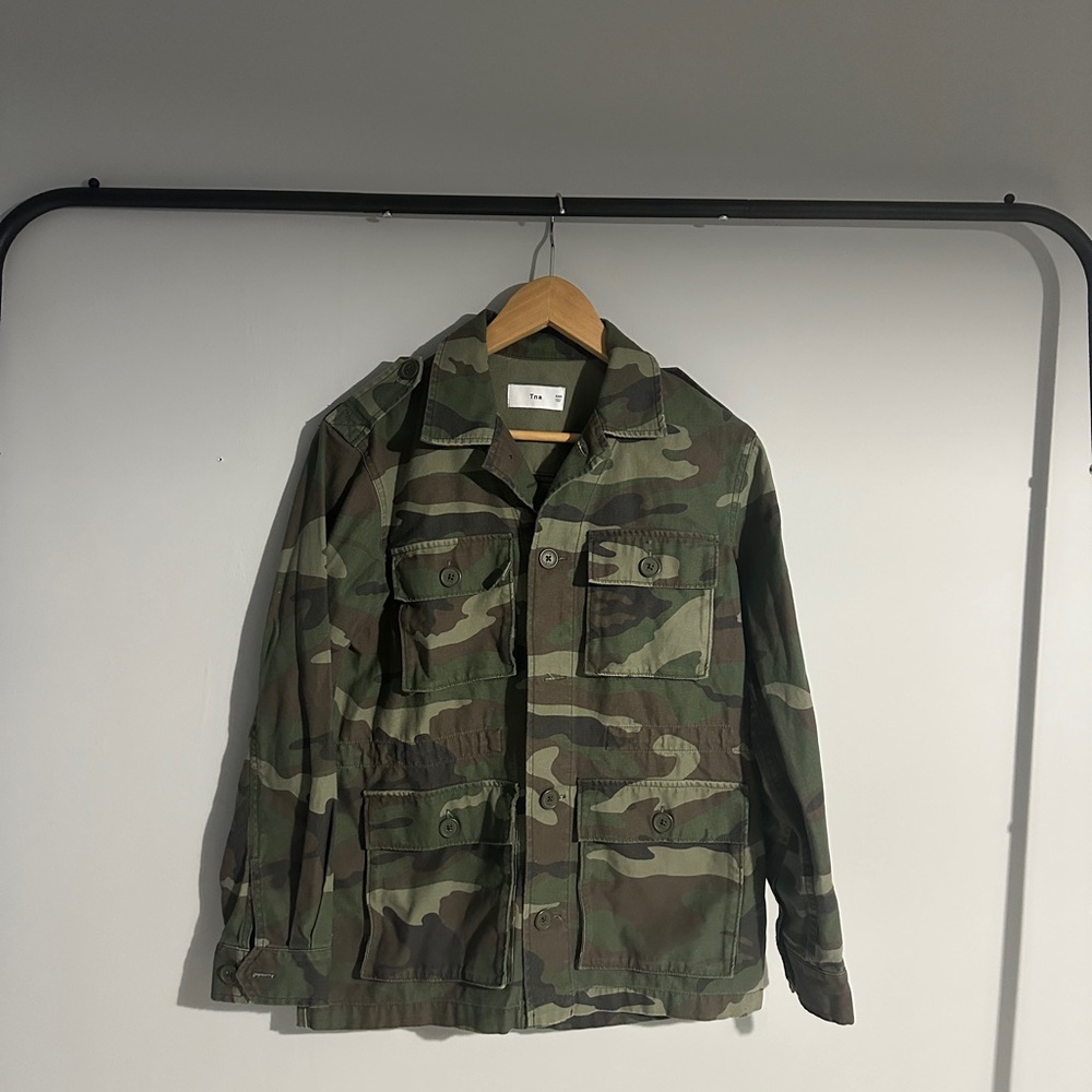 TNA Green and Brown Military Field Jacket